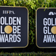 Signage is seen during the 78th Annual Golden Globe Awards Media Preview on February 26, 2021.